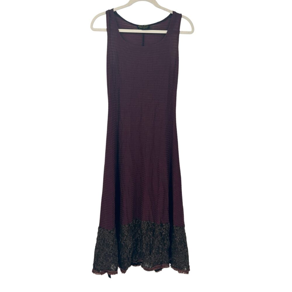 Gypsy Circus Womens Vintage Stempunk Emo Dark Goth Lace Midi Dress Size S‎